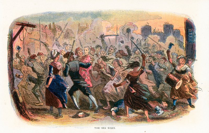 Illustration für Eine Geschichte aus zwei Städten von Hablot Knight Browne
