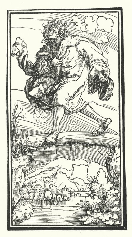 Holzschnitt aus De Remediis Utriusque Fortunae (Heilmittel für Glück und Unglück) von Petrarca von Hans (after) Burgkmair