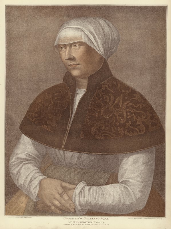 Elsbeth, die Frau von Hans Holbein von Hans Holbein der Jüngere