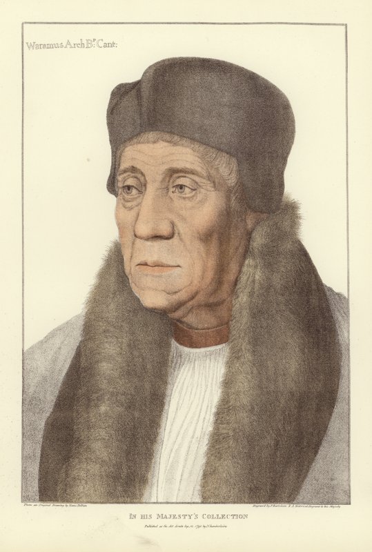 William Warham, Erzbischof von Canterbury von Hans Holbein der Jüngere
