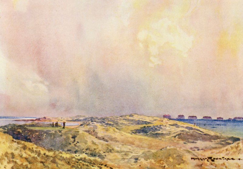 Golfplätze: Hoylake, das zwölfte Tee von Harry (1878 1950) Rountree
