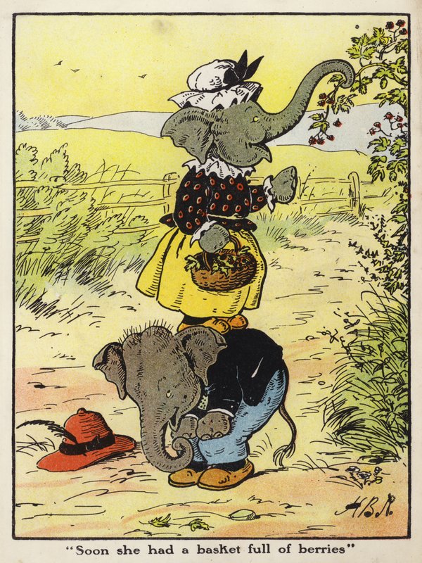 "Bald hatte sie einen Korb voller Beeren" von Harry B Neilson
