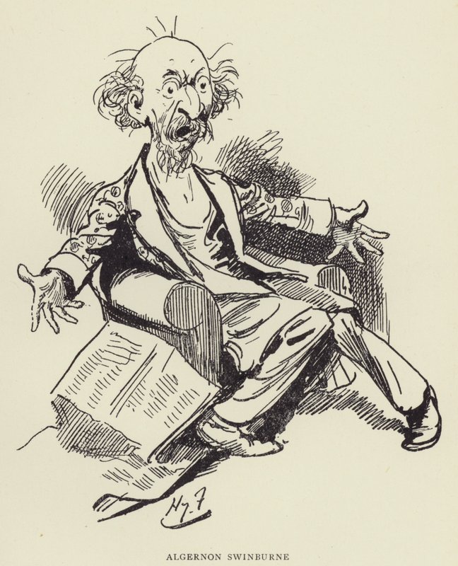 Algernon Swinburne von Harry Furniss