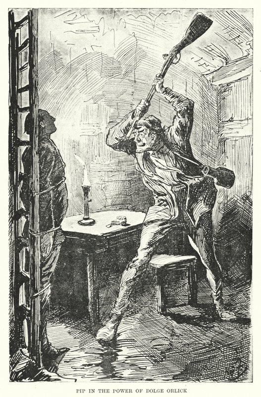Illustration für Große Erwartungen von Charles Dickens von Harry Furniss