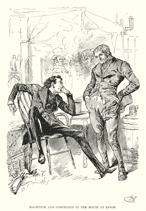 Illustration zu Große Erwartungen von Charles Dickens von Harry Furniss
