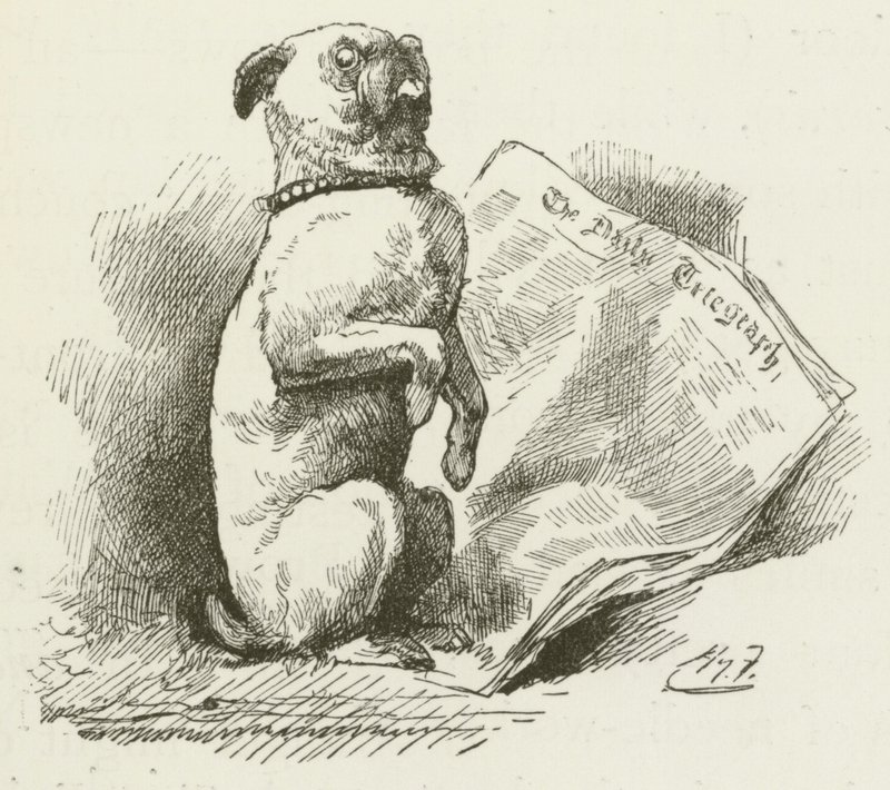 Illustration für Sylvie und Bruno von Lewis Carroll von Harry Furniss