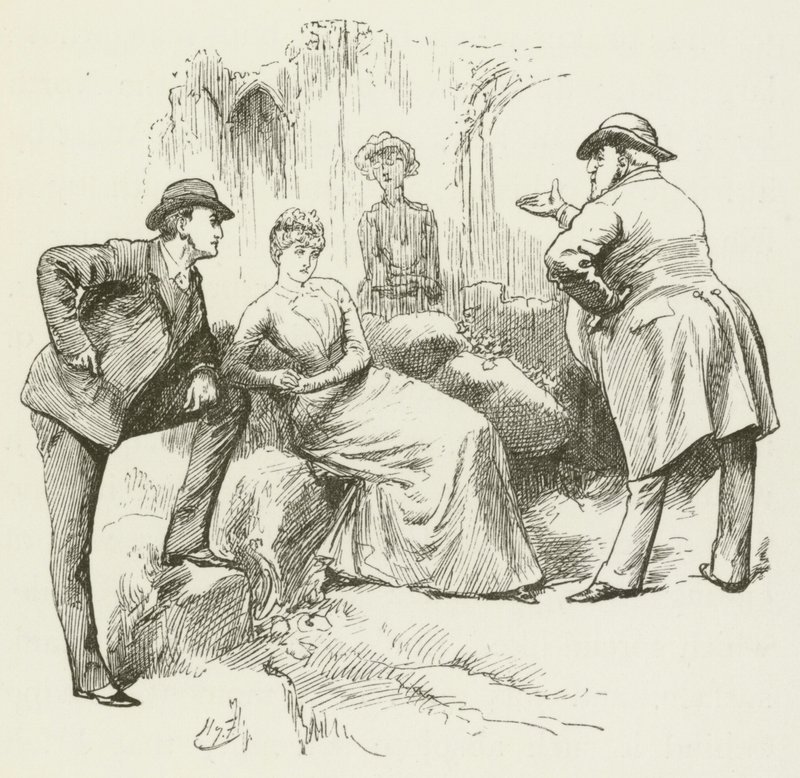Illustration für Sylvie und Bruno von Lewis Carroll von Harry Furniss