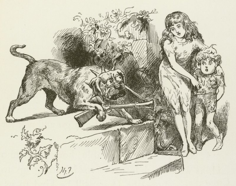 Illustration für Sylvie und Bruno von Lewis Carroll von Harry Furniss