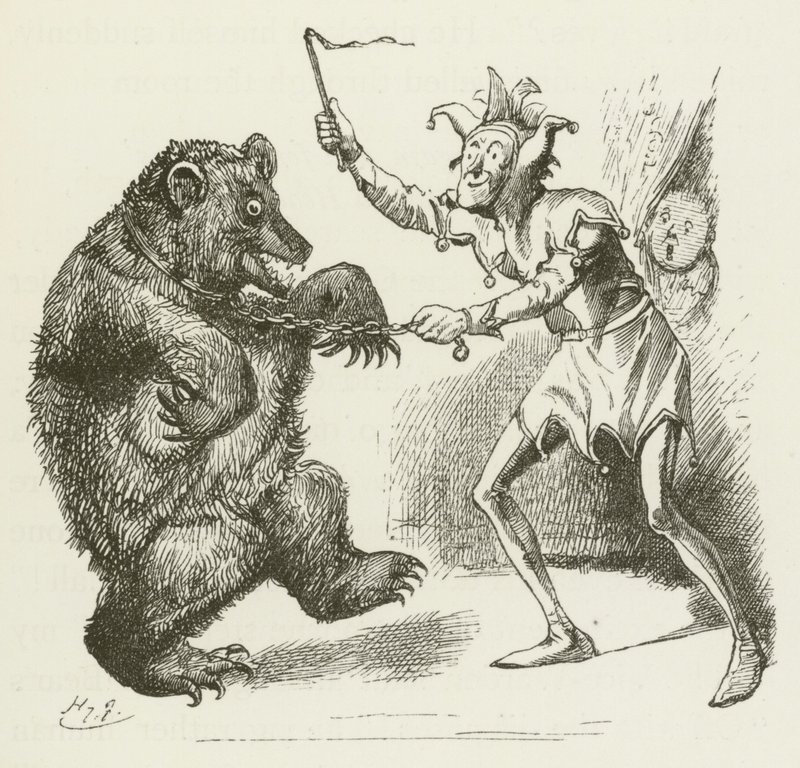 Illustration für Sylvie und Bruno von Lewis Carroll von Harry Furniss