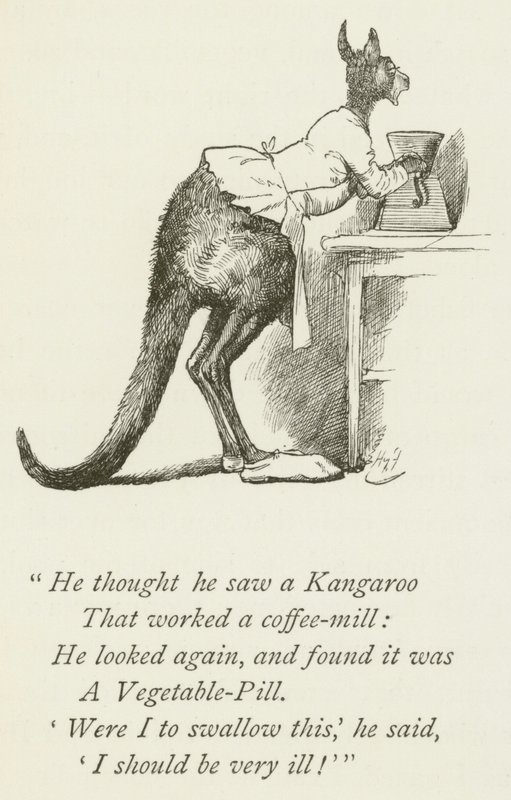 Illustration für Sylvie und Bruno von Lewis Carroll von Harry Furniss