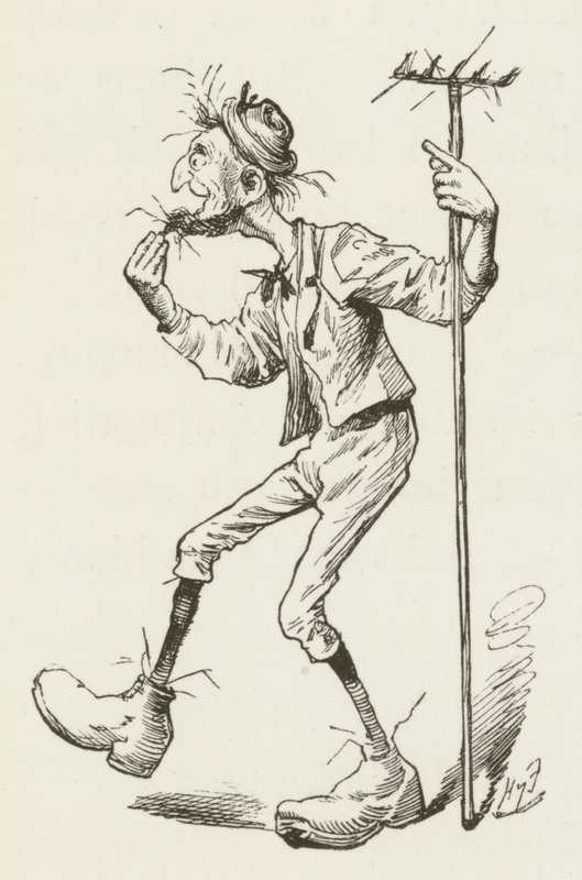 Illustration für Sylvie und Bruno von Lewis Carroll von Harry Furniss