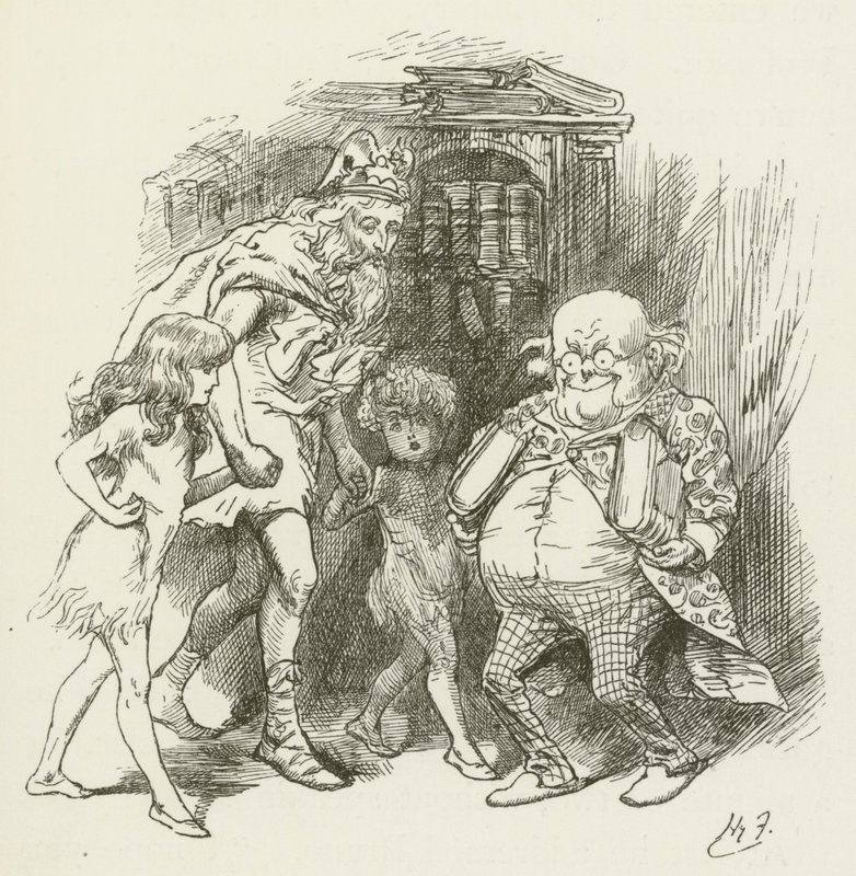 Illustration für Sylvie und Bruno von Lewis Carroll von Harry Furniss