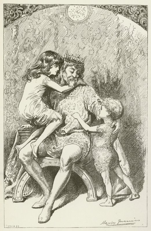 Illustration für Sylvie und Bruno von Lewis Carroll von Harry Furniss