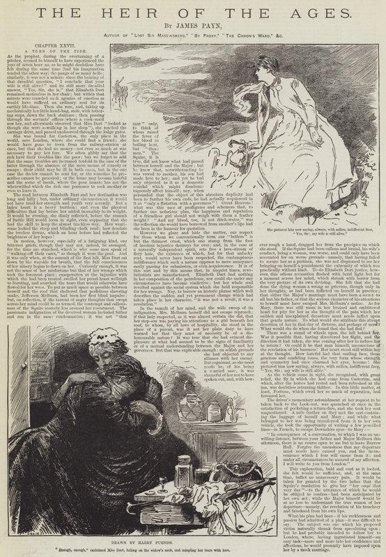 Der Erbe der Zeitalter, von James Payn von Harry Furniss