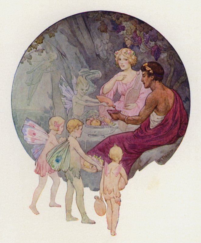 Kalypso in ihrer Höhle von Harry George Theaker