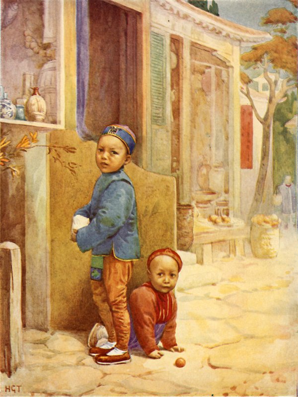 Chinesische Jungen von Harry George Theaker