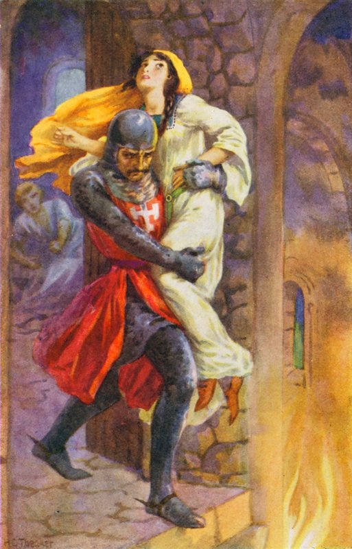 "Er packte sie und trug sie aus dem Zimmer" von Harry George Theaker
