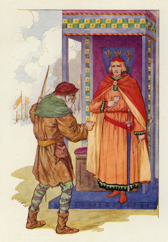 "Alter Mann", sagte Graf John, "ich wünschte, ich hätte dir lieber die rechte Hand abgehackt, als dass du diesen Preis nimmst" von Harry George Theaker