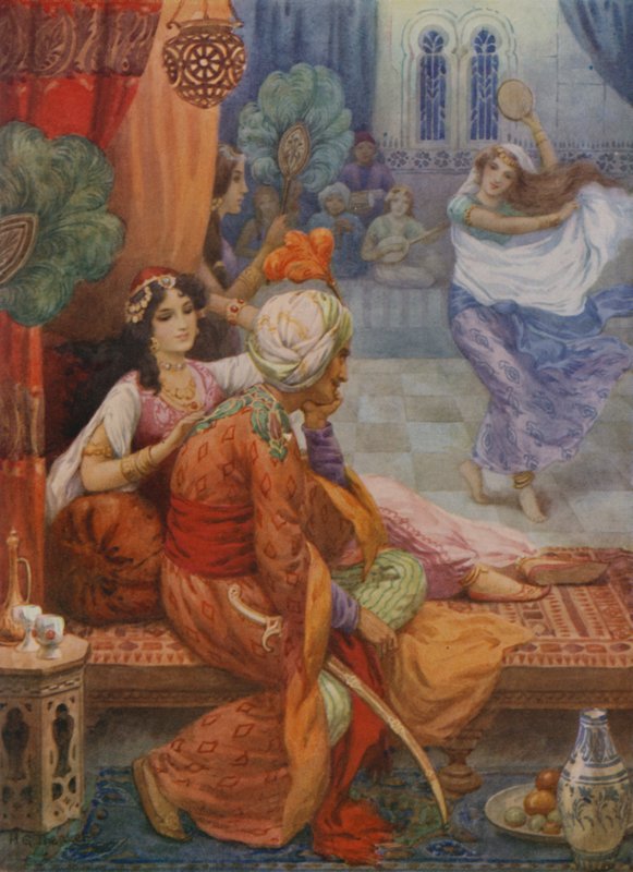 Prinz Ahmed und die Fee Banou von Harry George Theaker