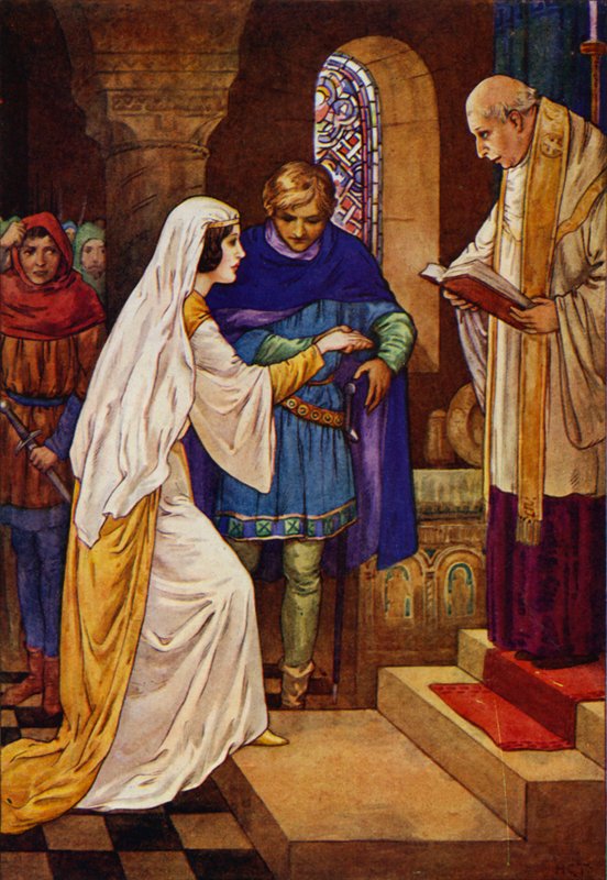 Dann verheiratete der Priester sie von Harry George Theaker