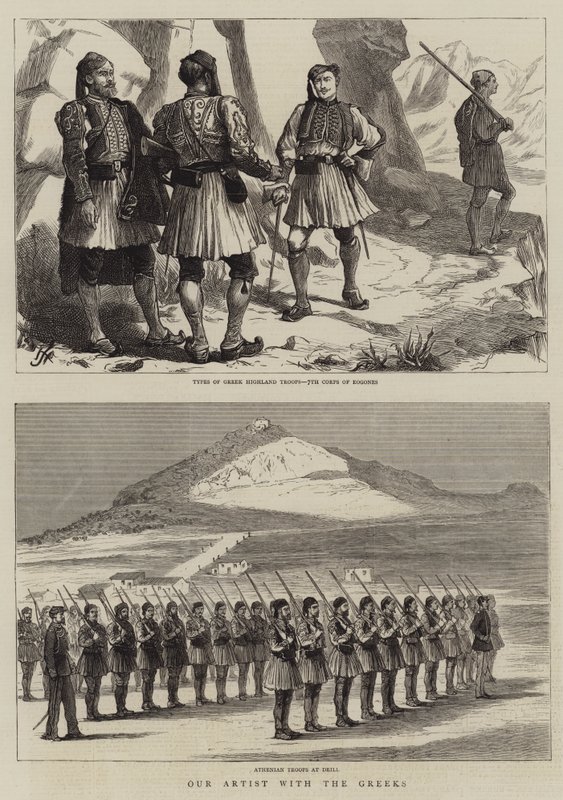 Unser Künstler bei den Griechen von Harry Hamilton Johnston