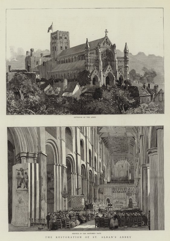 Die Restaurierung der St Albans Abbey von Harry Hine