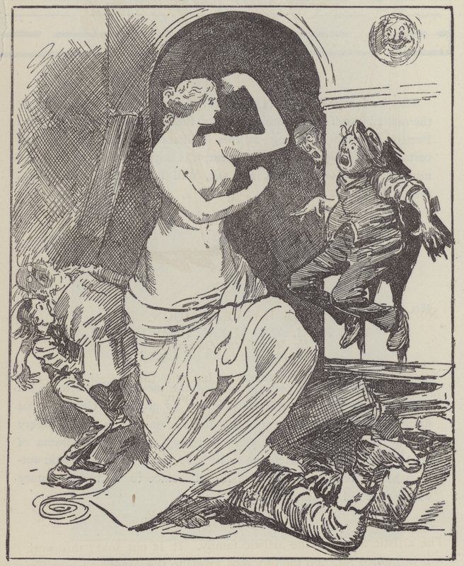 Die Venus von Milo findet ihre lange vermissten Arme von Harry after Furniss