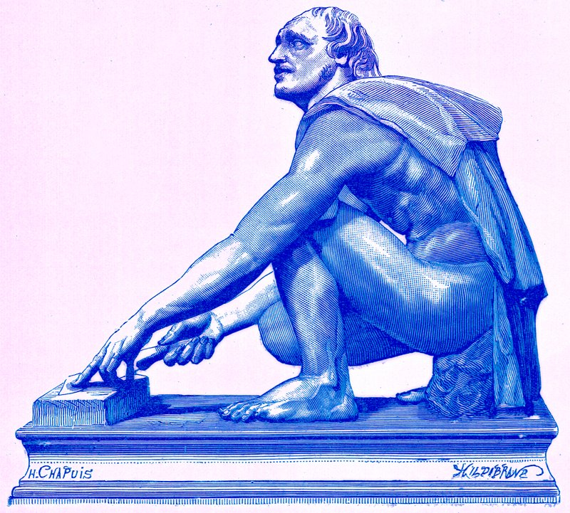 Der Schleifer, Illustration aus 