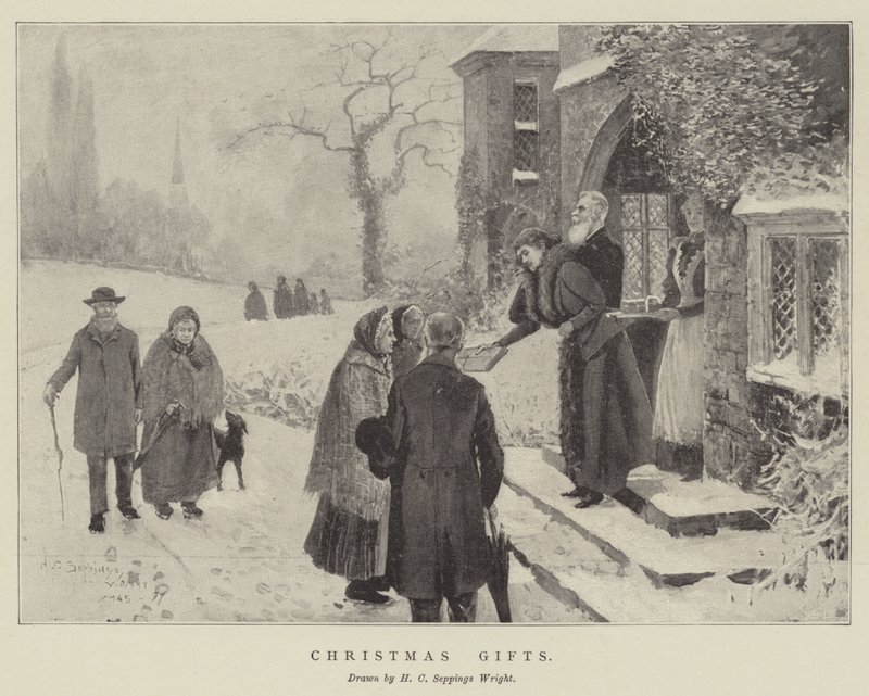 Weihnachtsgeschenke von Henry Charles Seppings Wright