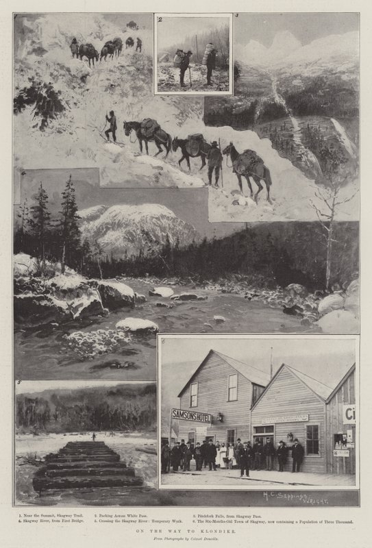 Auf dem Weg nach Klondike von Henry Charles Seppings Wright