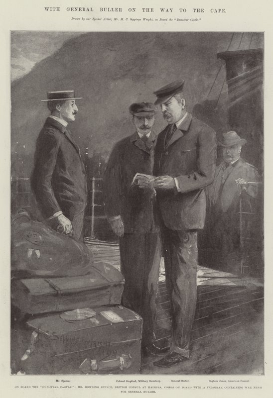 Mit General Buller auf dem Weg zum Kap von Henry Charles Seppings Wright