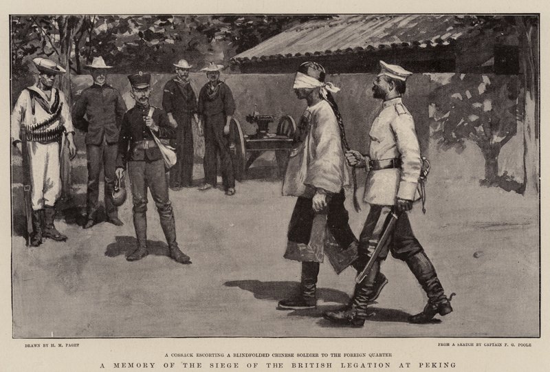 Eine Erinnerung an die Belagerung der britischen Gesandtschaft in Peking von Henry Marriott Paget