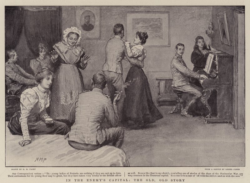 In der Hauptstadt des Feindes, die alte, alte Geschichte von Henry Marriott Paget