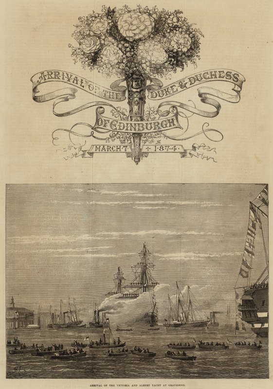 Hochzeit von Maria Alexandrowna und dem Herzog von Edinburgh von Henry Spernon Tozer