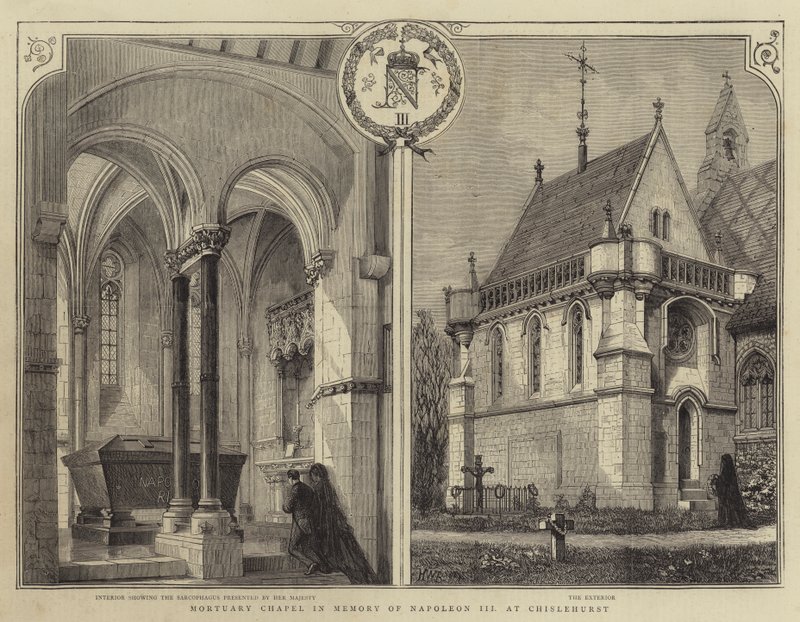 Totenkapelle zum Gedenken an Napoleon III. in Chislehurst von Henry William Brewer