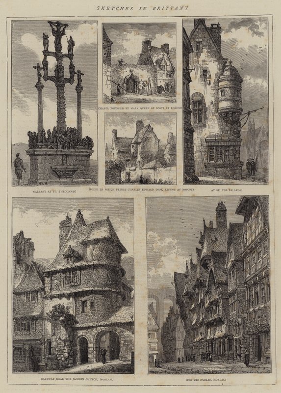 Skizzen in der Bretagne von Henry William Brewer