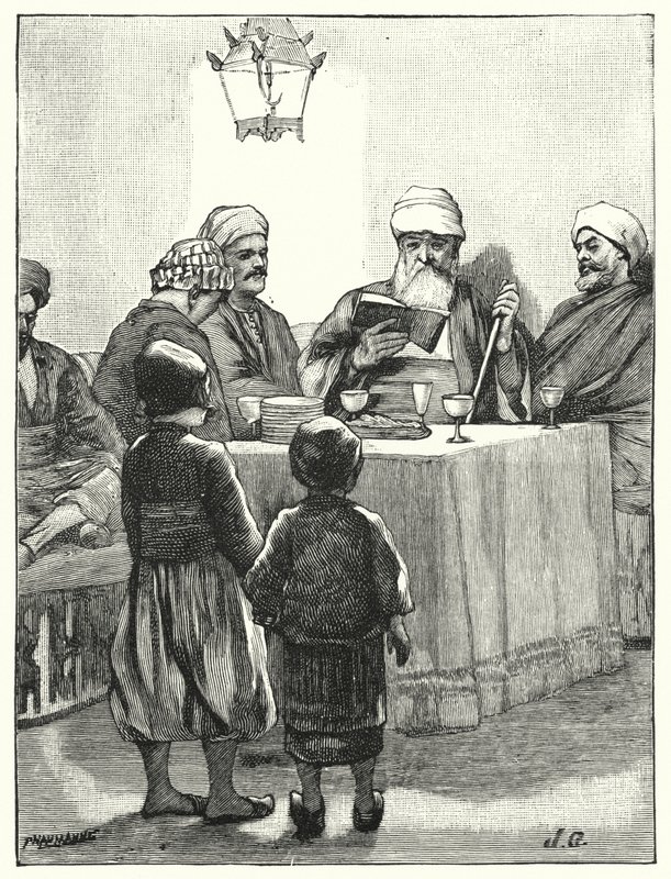 Ein modernes jüdisches Passahfest von Henry Andrew Harper