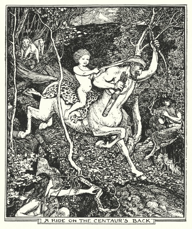 Eine Fahrt auf dem Rücken des Zentauren von Henry Justice Ford