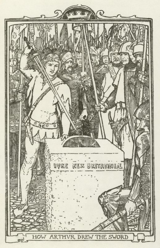 Wie Arthur das Schwert zog von Henry Justice Ford