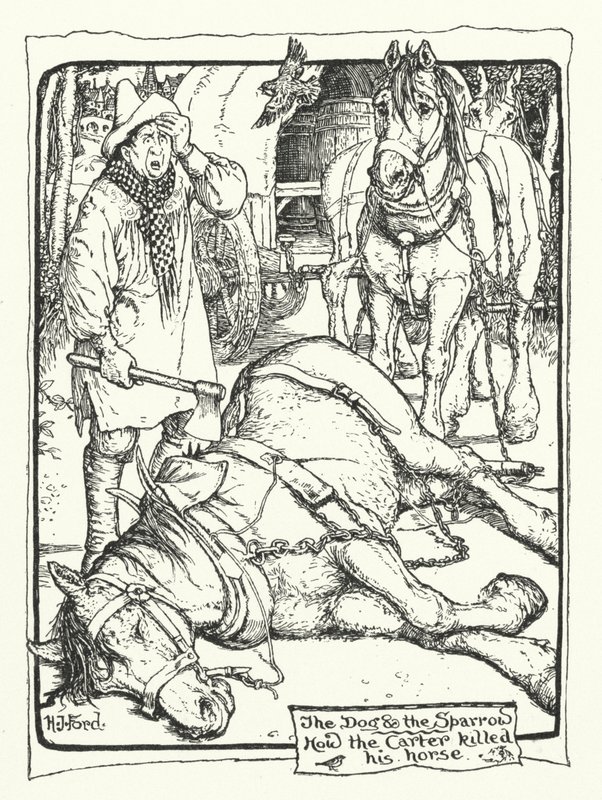 Wie der Fuhrmann sein Pferd tötete von Henry Justice Ford