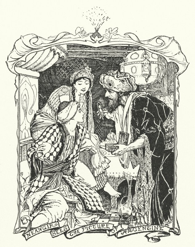 Neangir sieht das Bild von Argentine von Henry Justice Ford