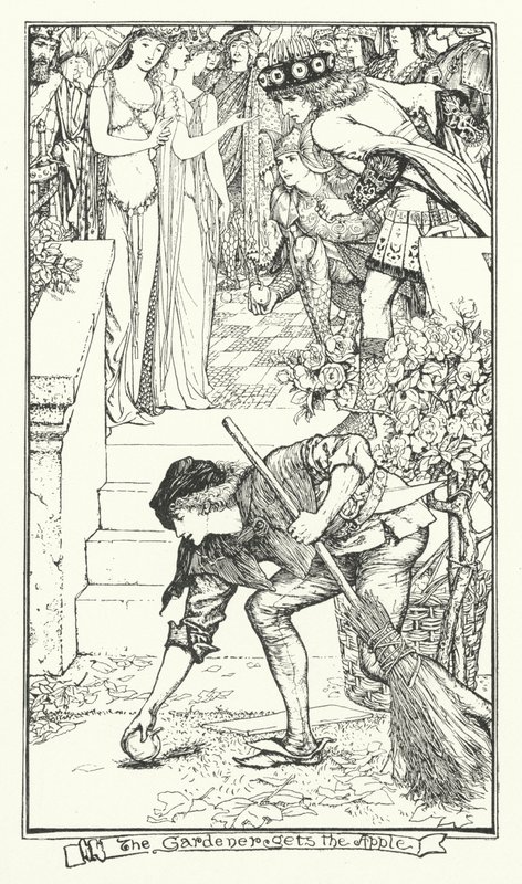 Der Gärtner bekommt den Apfel von Henry Justice Ford