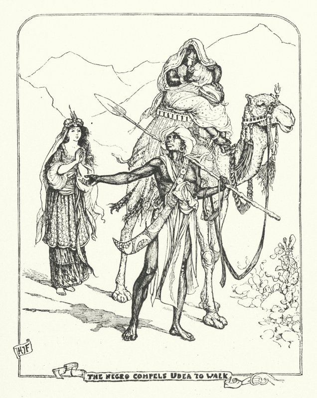 Der schwarze Mann zwingt Udea zu gehen von Henry Justice Ford