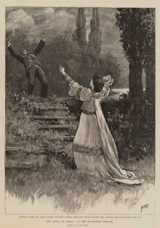 Die Königin von Manoa im Haymarket Theatre von Henry Marriott Paget