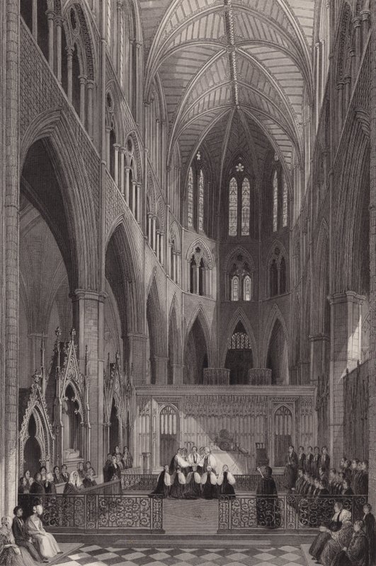 Weihe von Kolonialbischöfen in der Westminster Abbey, London von Henry Melville