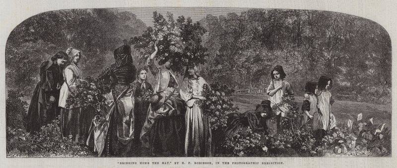 Heimbringen des Mais, in der Fotoausstellung von Henry Peach Robinson