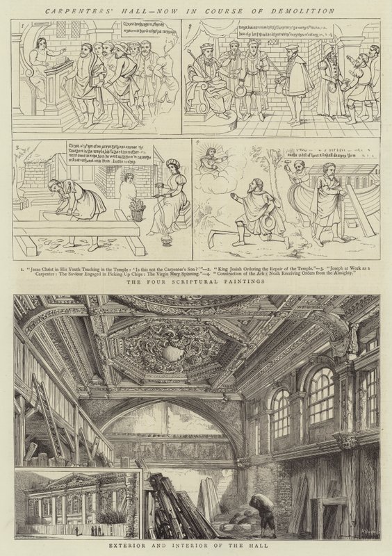 Zimmermannshalle, jetzt im Abriss von Henry William Brewer
