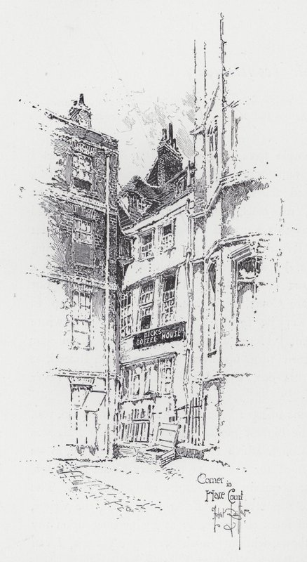 Ecke in Hare Court von Herbert (after) Railton