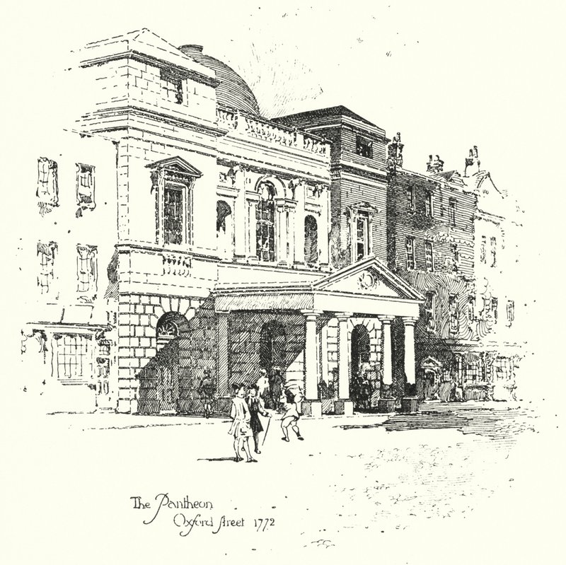 Das Pantheon, Oxford Street, London von Herbert (after) Railton