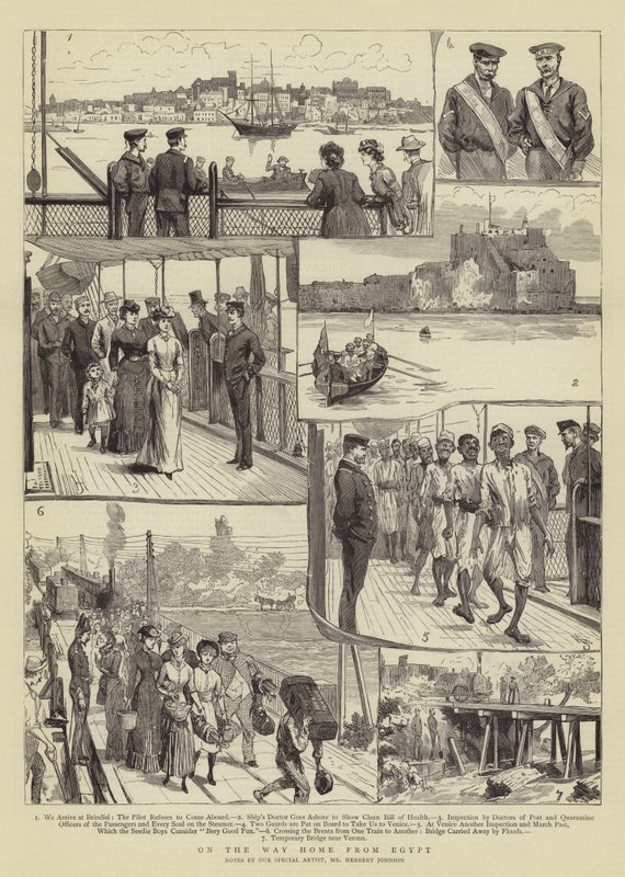 Auf dem Heimweg aus Ägypten von Herbert Johnson